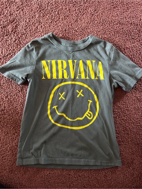 NIRVANA Other - NIRVANA Kids Gray Tee with Yellow Smiley Logo